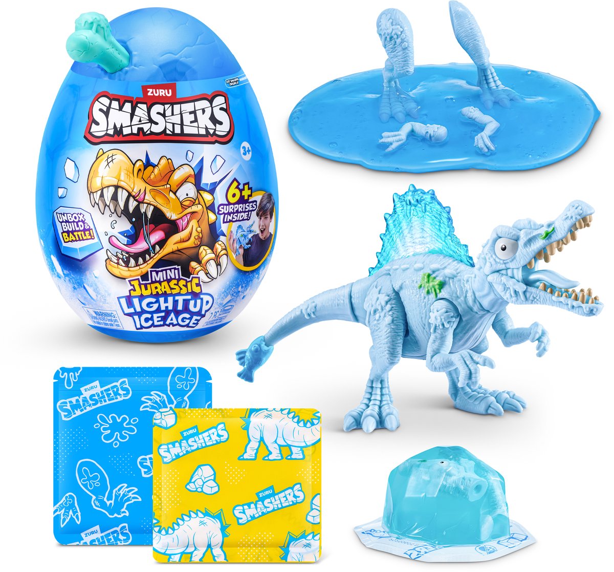 Smashers jurrassic ice age mini œuf (spinosaurus)