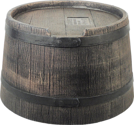Nature Nature pour le baril de pluie avec look en bois 45x28,5 cm brun