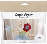 Société créative https : www.ccobby.nl mini-hobbyset-crepe-paper-flowers-of-crepe-paper-pastelcolors-1-box