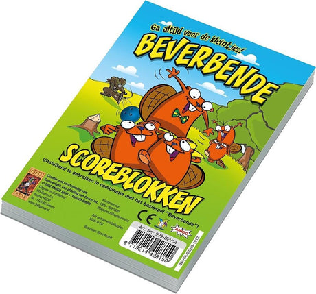 999games 999 games blocs de score castor - 3 pièces - jeu de cartes
