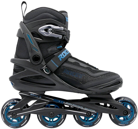 Rollers en ligne Roces icon x 80 - rollers en ligne - noir bleu - taille 45