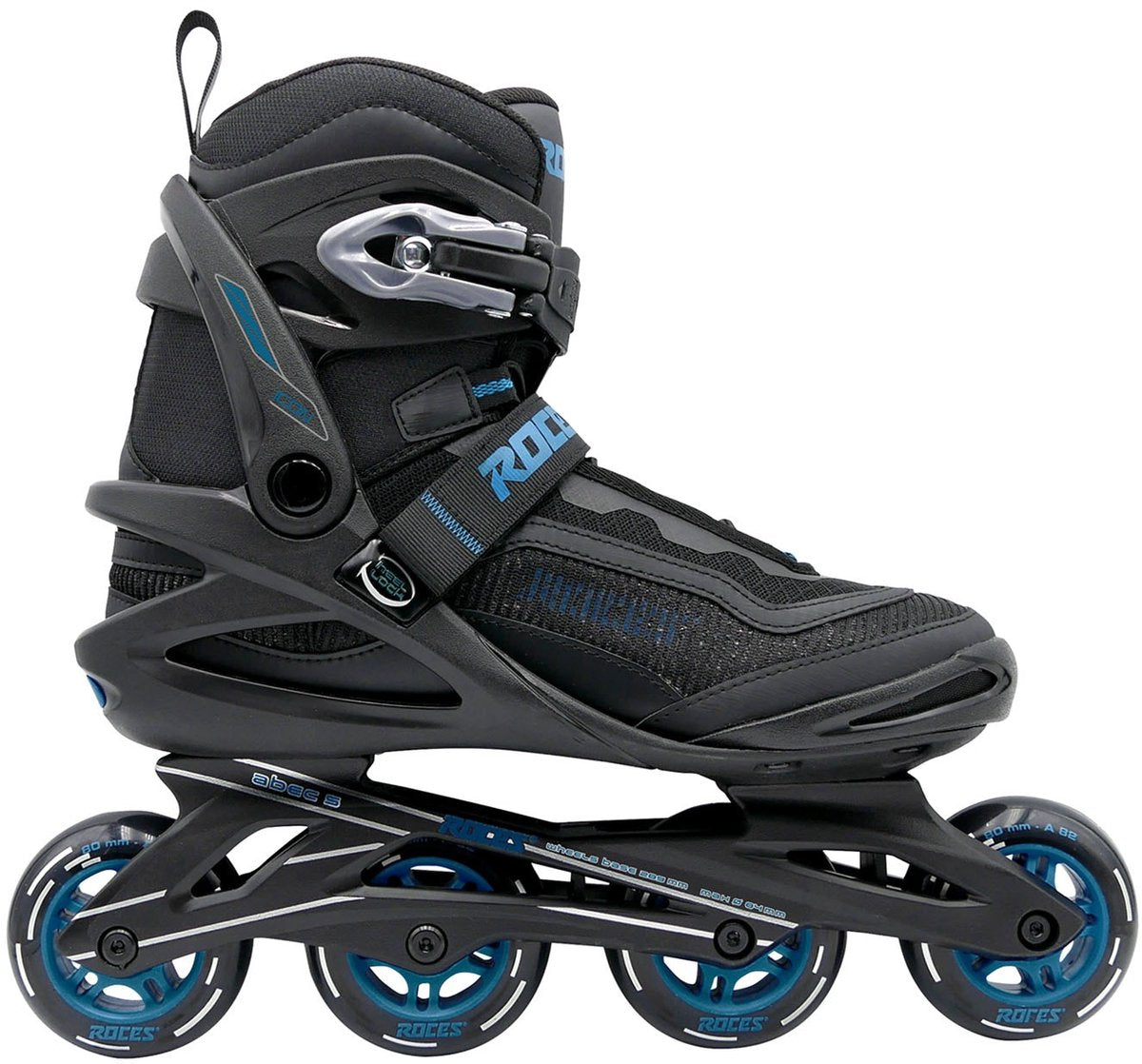 Rollers en ligne Roces icon x 80 - rollers en ligne - noir bleu - taille 46