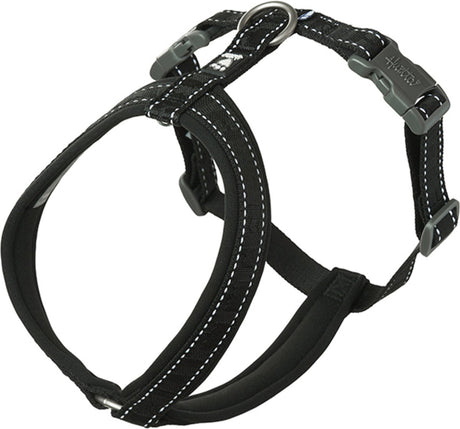 Hurtta harnais casual y-eco noir - harnais pour chien - 50-60 cm