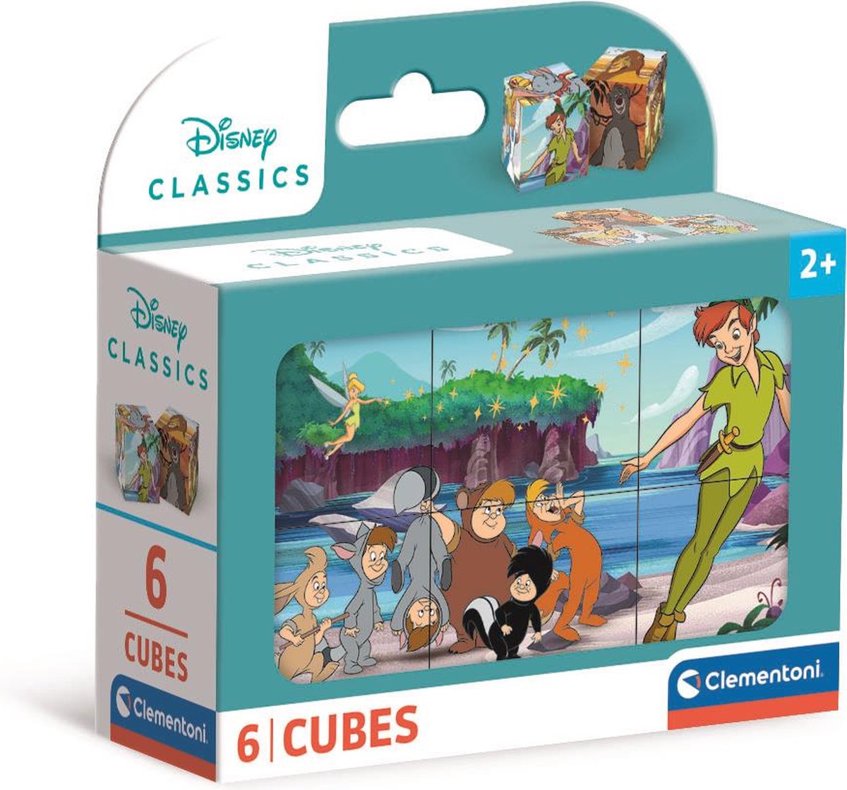 Clementoni Block Puzzle Disney Classic, 6e.