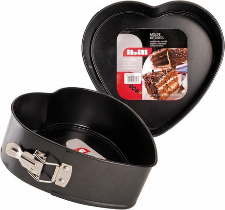 Ibili moule à charnière 'moka' coeur antiadhésif 22 cm