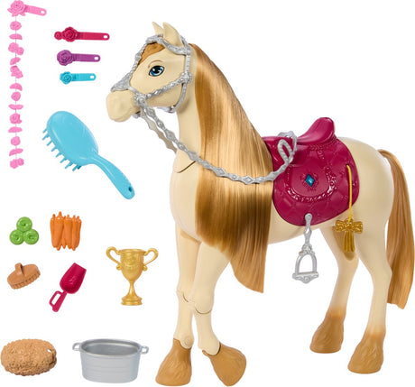 Caractéristiques du cheval de chasse à cheval de la famille Barbie