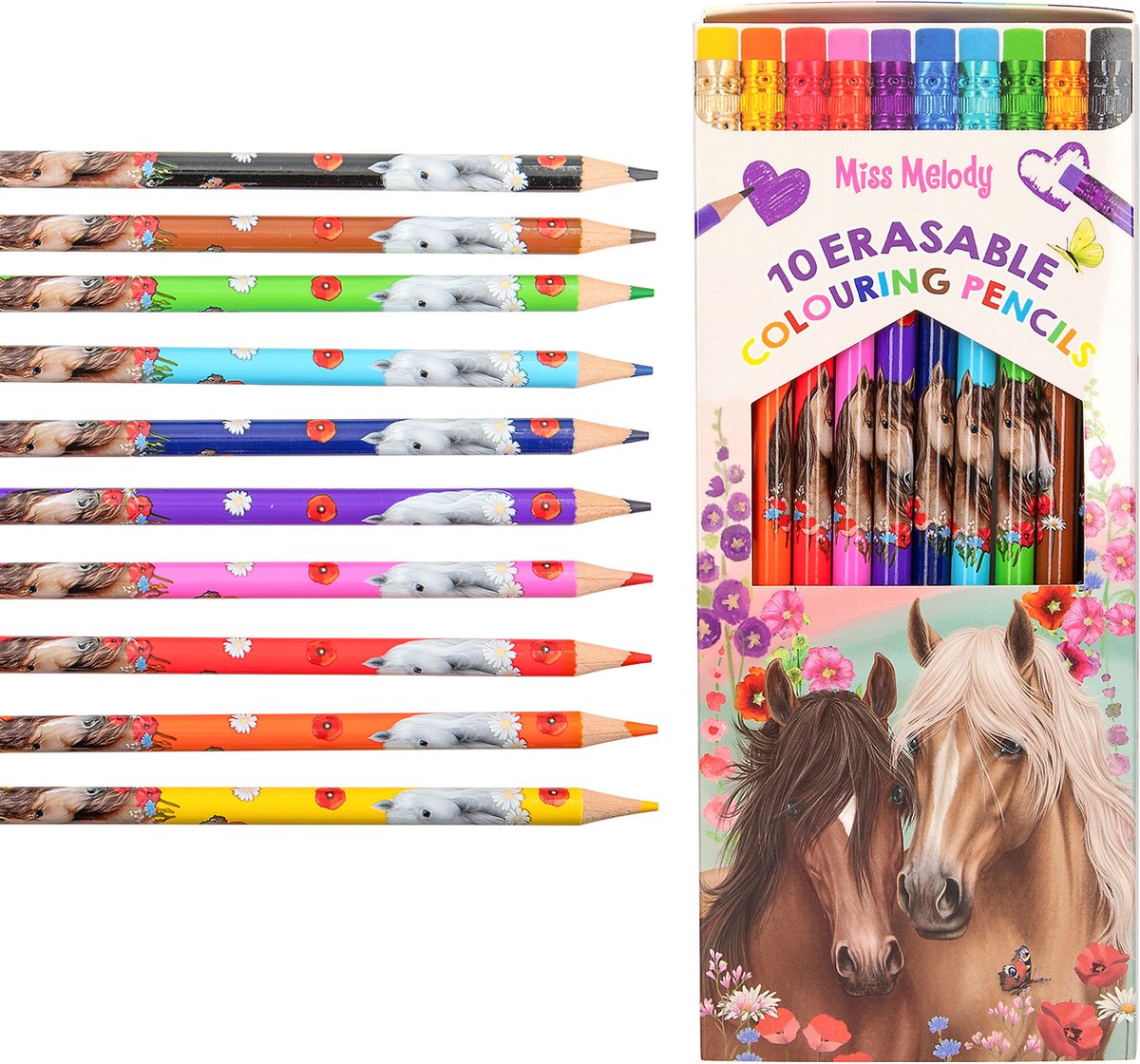 Depesche - crayons de couleur effaçables Miss Melody