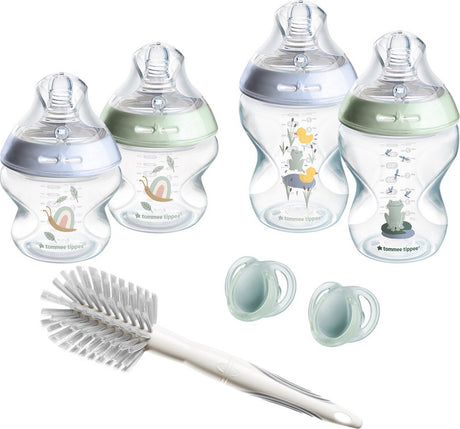 Tommee tippee coffret de démarrage biberon natural start - biberons 150 ml et 260 ml pour nouveau-nés 0 mois + - bleu