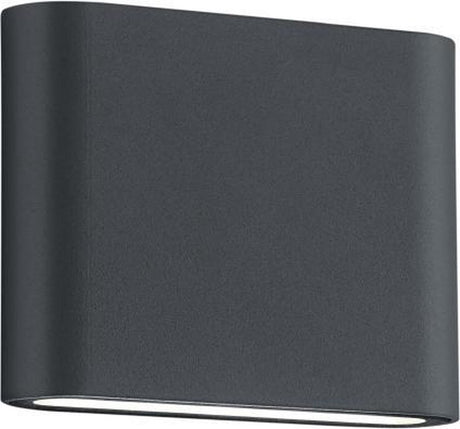 Trio thames ii - applique murale - anthracite - incl. 2x SMD 2,5W - éclairage haut et bas - montage mural - non dimmable - éclairage extérieur - IP54