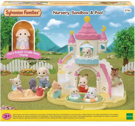 Piscine bac à sable pour bébé des familles sylvaniennes d'époque