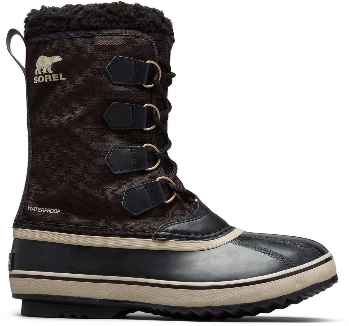 Bottes de neige Sorel 1964 pac™ nylon wp pour homme - noir, fossile ancien - taille 44