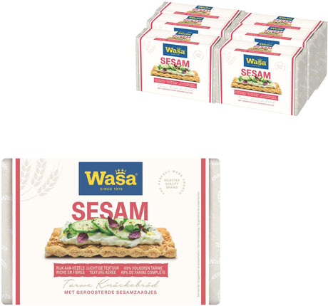 Pain croustillant au sésame Wasa - 6 x 250g