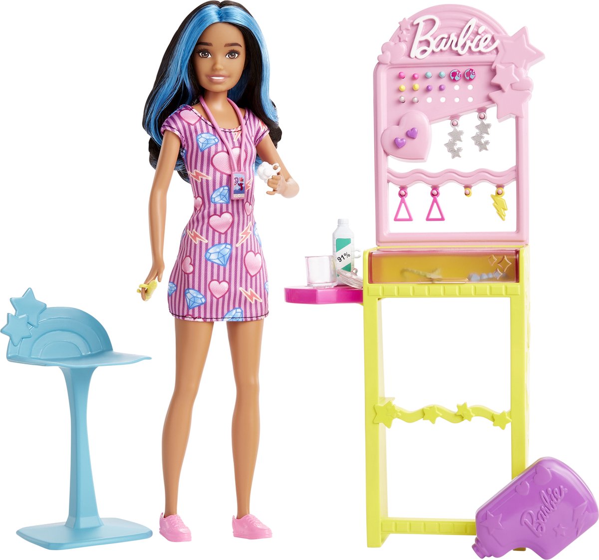 Barbie skipper premiers emplois perçage d'oreille - poupée