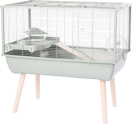 Cage pour hamster Zolux neolife 80 - enclos pour animaux - 78x48x75 cm vert