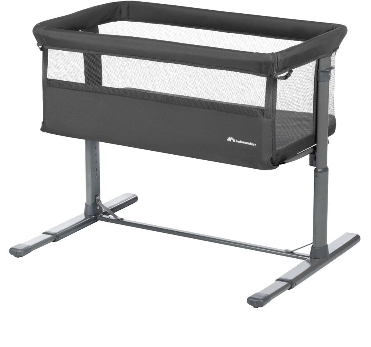 Cododo Bebeconfort zina - graphite minéral - lit bébé 2 en 1 - réglable en hauteur