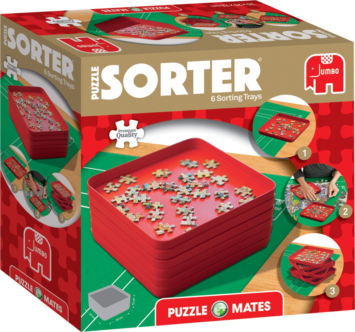 Compagnons de puzzle géants - tri de puzzles