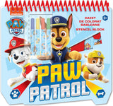 Bloc de dessin au pochoir Paw Patrol a4