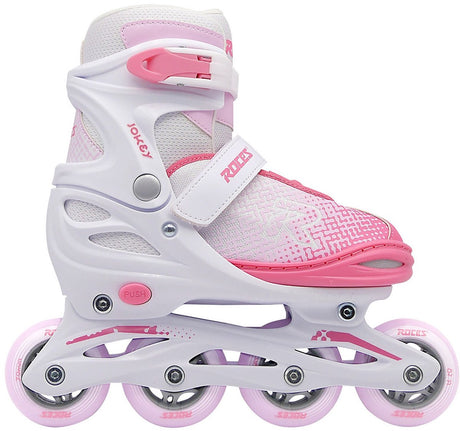 Roces jokey x girl rollers blanc rose 30-33