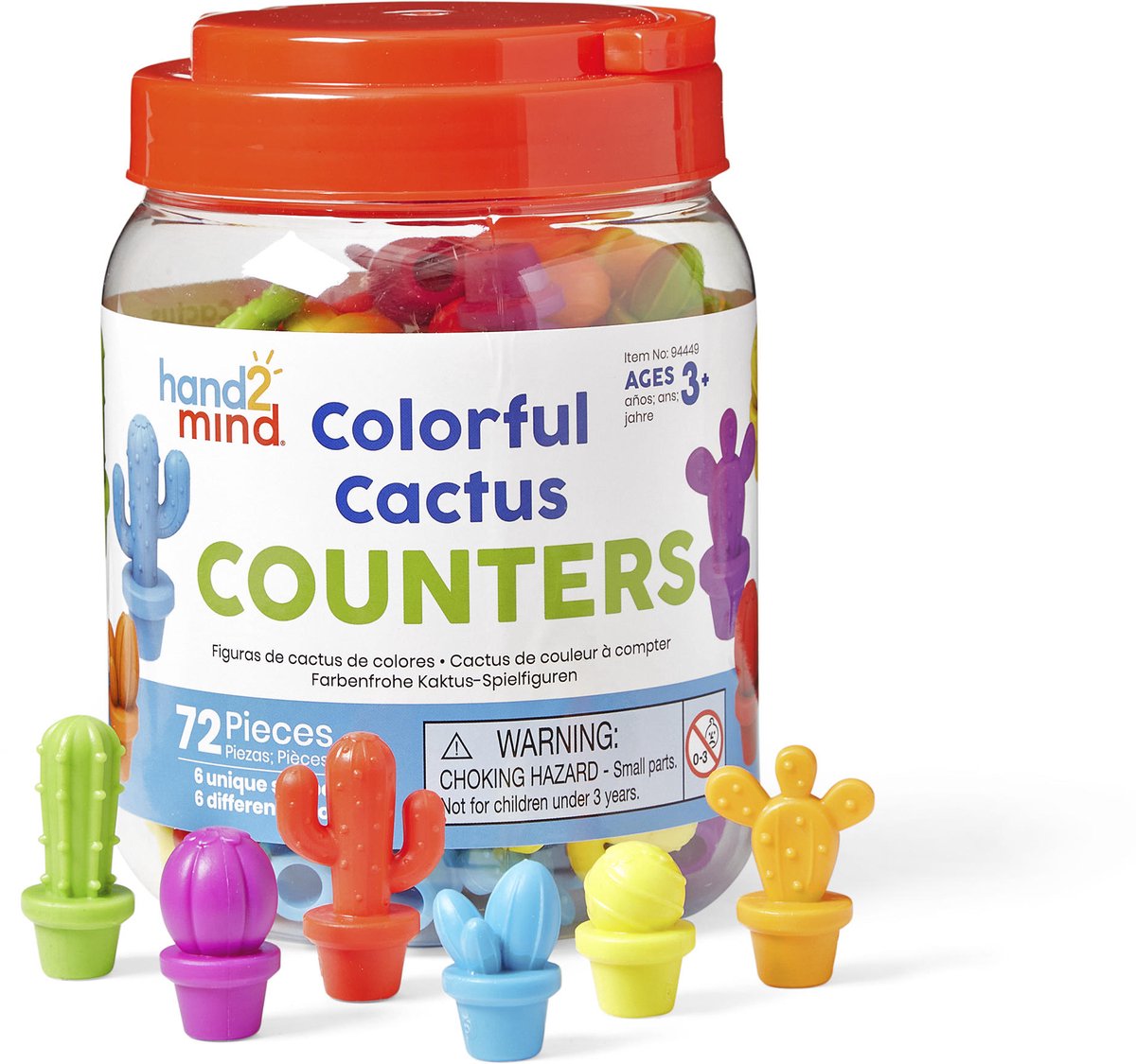 Ensemble de tri de cactus de ressources pédagogiques - 3+
