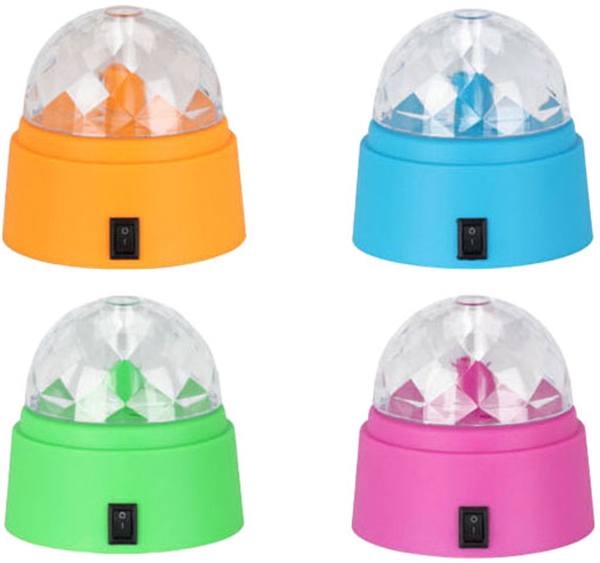 Lampe disco avec 6 lumières LED