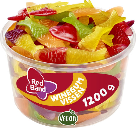 Poisson gomme au vin bande rouge (100 pièces)