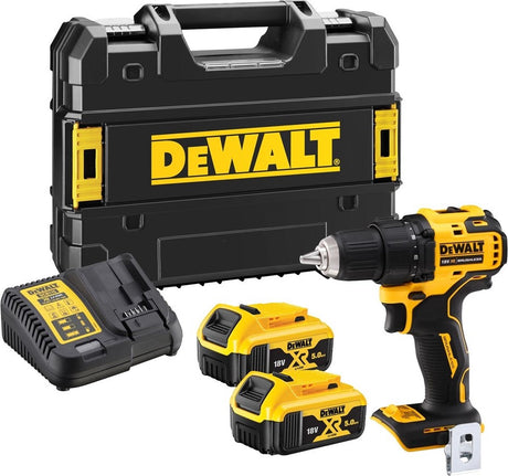 Dewalt dcd708p2t perceuse sans fil compacte 18v xr 5.0ah en tstak