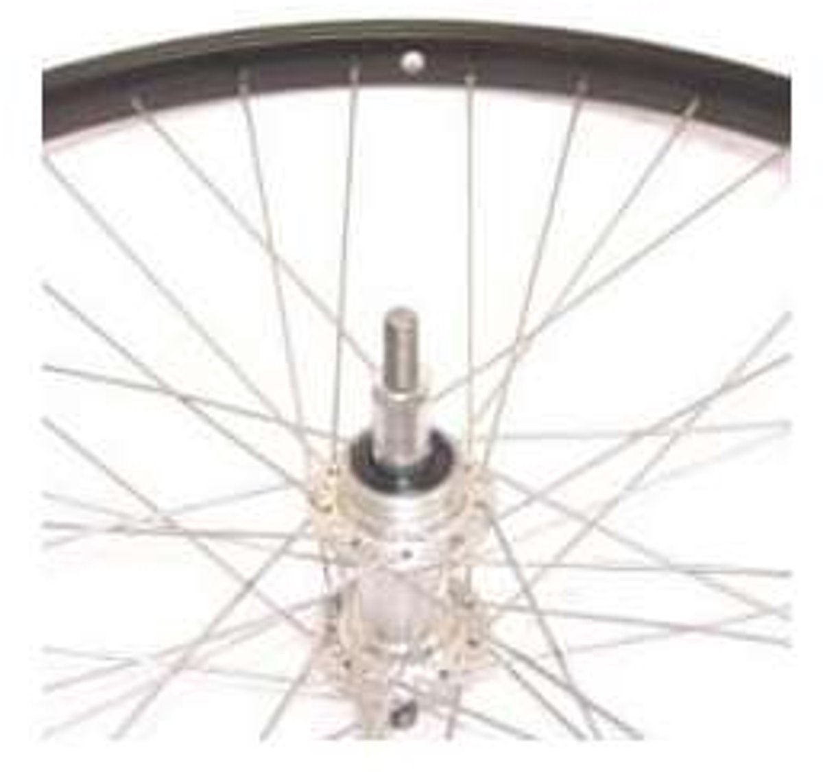 Roue arrière Roland 26 x 1,75 fixe libre, spk zinc noir