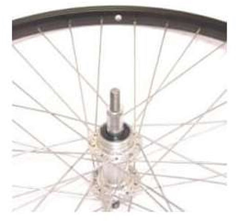 Roue arrière Roland 26 x 1,75 fixe libre, spk zinc noir