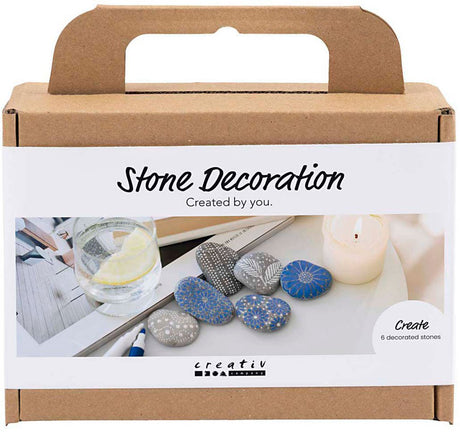 Société créative https: www.ccobby.nl mini-hobbyset-steen decoration-blue-1-box