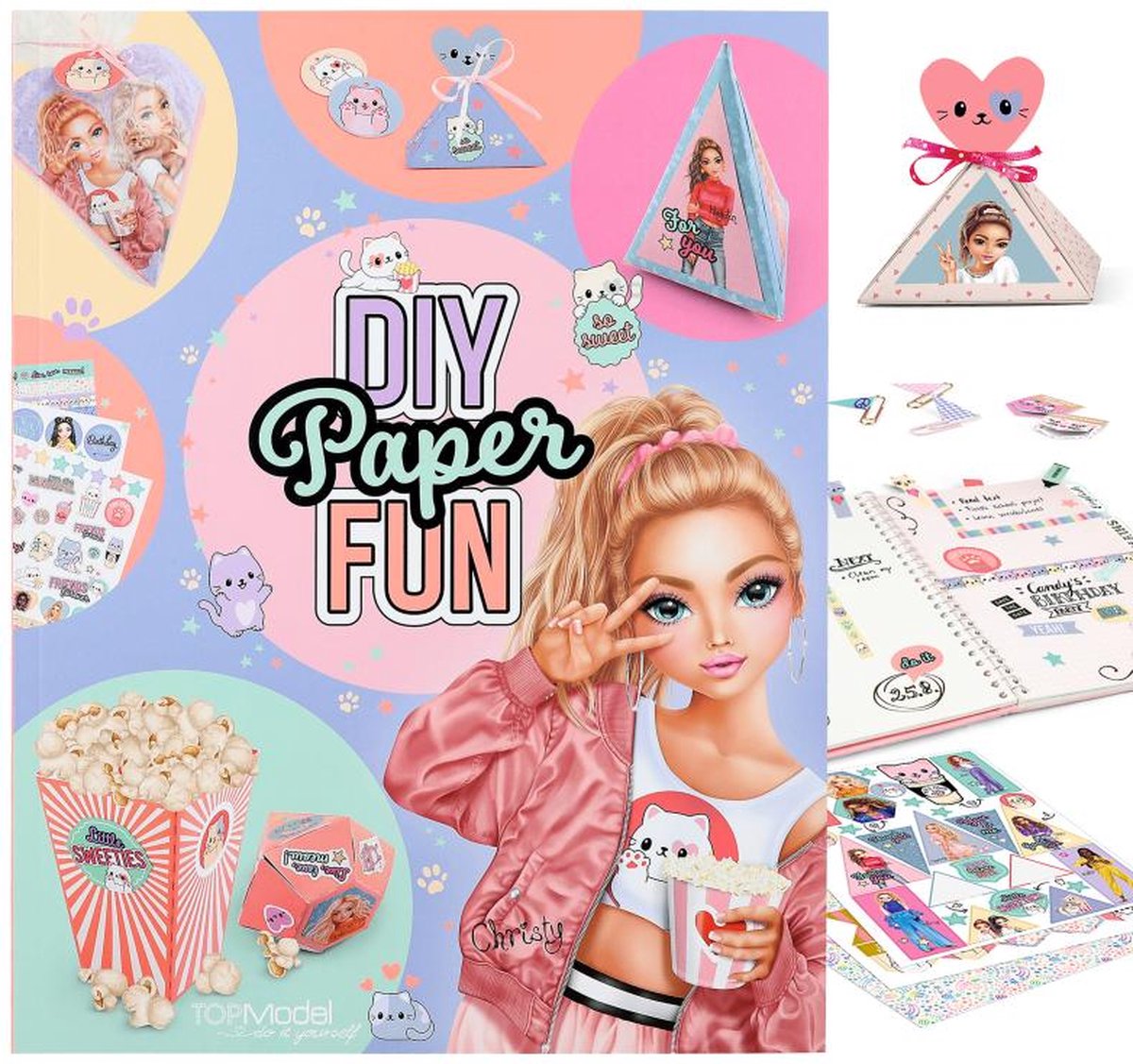 Depesche - livre amusant en papier diy top model - cutie star