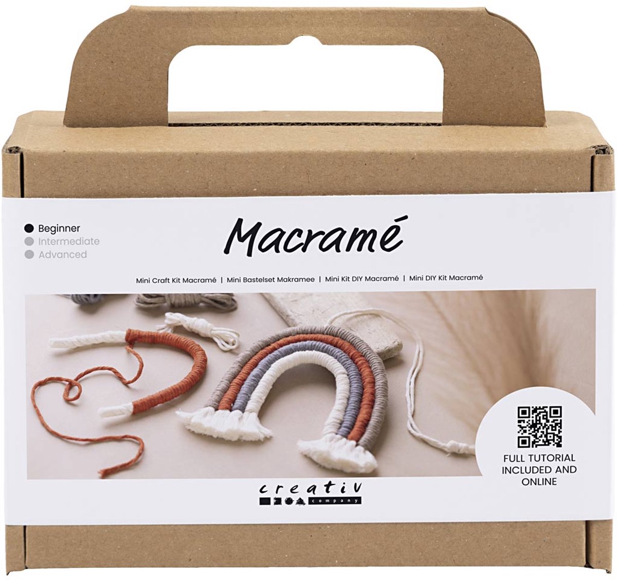Entreprise créative https: www.cchobby.nl mini-hobbyset-macrame-rainbow-1-doos