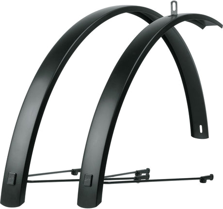 SKS Fender Set 28 (622) Edge Al 46 mm en aluminium noir