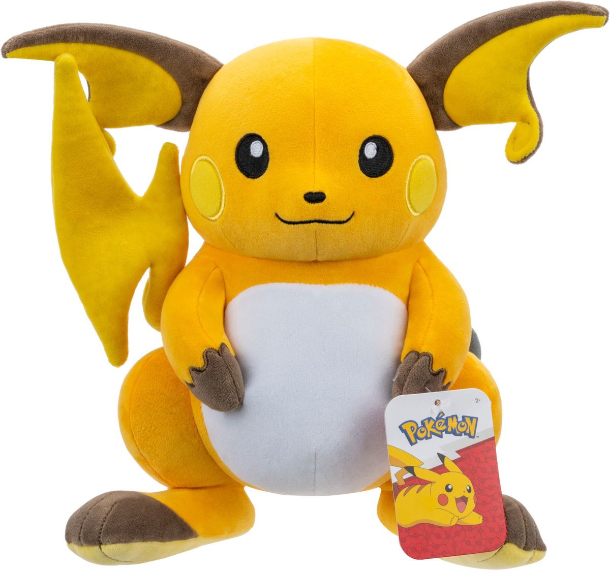 Jazwares peluche pokémon peluche raichu, 30cm