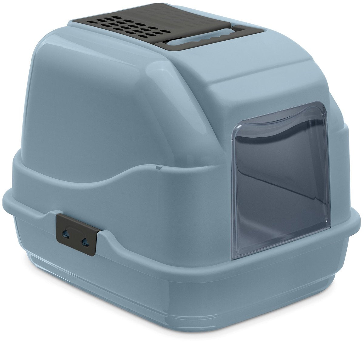 Bac à litière Imac easy cat 2nd life recyclé bleu
