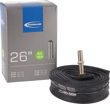 Tube intérieur de Schwalbe av12a 26 pouces 25 40-559 av 40 mm