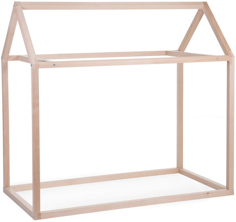 Lit cabane Childhome - bois de hêtre - lit cabane - naturel - 148 x 78 x 138 cm