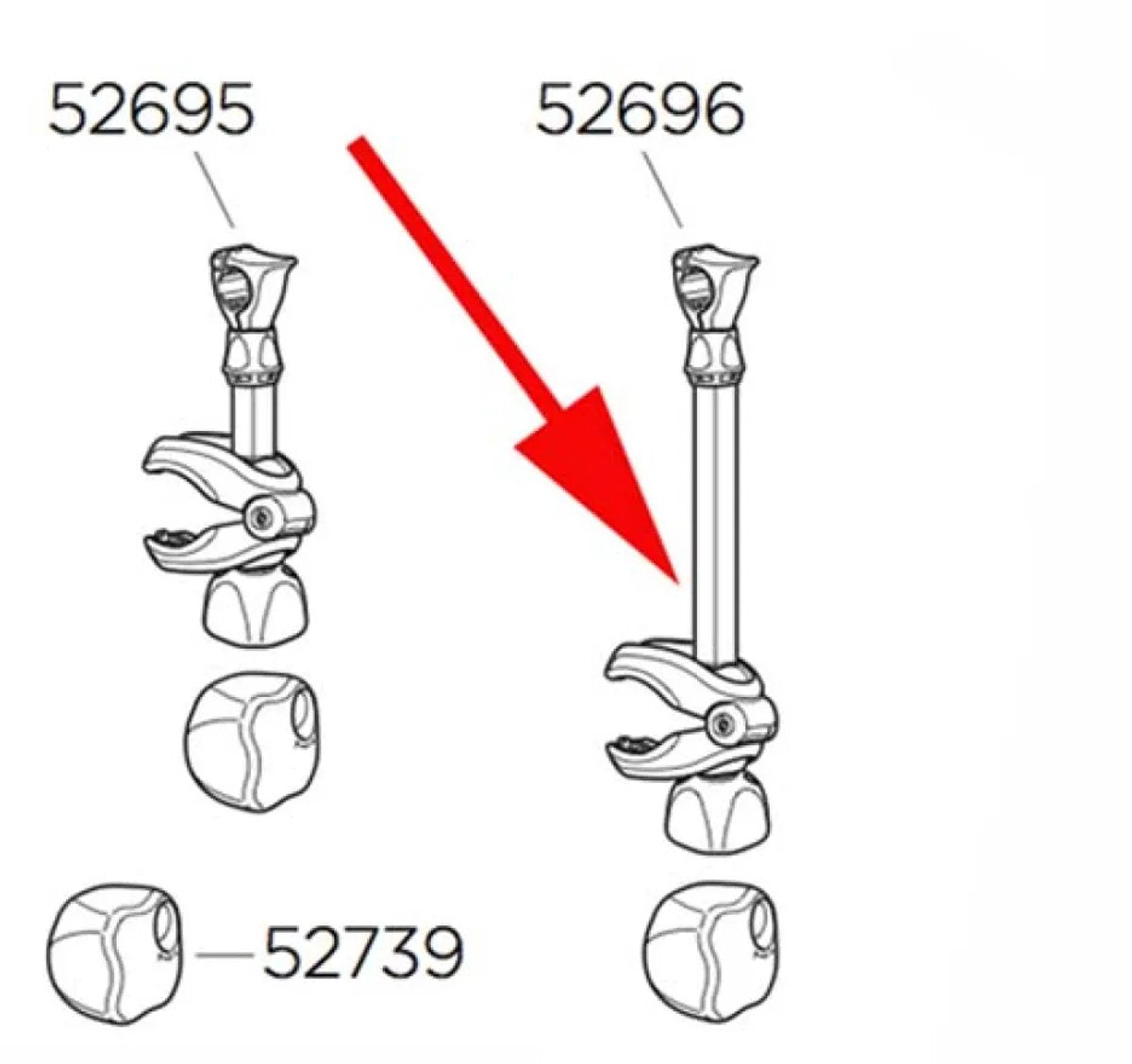 Bras de vélo moyen Thule sans cadenas 917 918 eur noir