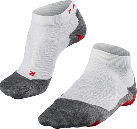 Falke ru5 chaussettes de course courtes en matériau fonctionnel anti-ampoules femme blanc - taille 39-40