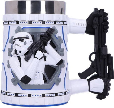 Nemesis now - star wars - stormtrooper - chope à bière - blanc - 18cm