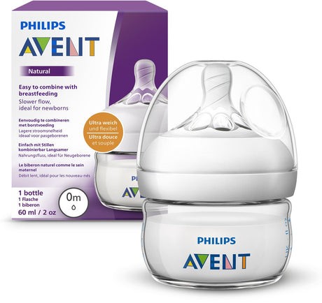 Biberon naturel Philips avent - débit lent - 60 ml - scf039 17