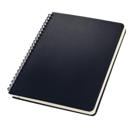 Sigel - cahier à spirale - conceptum - a5 - noir - couverture rigide - 160 pages - ligne - papier 80 grammes - si-co823
