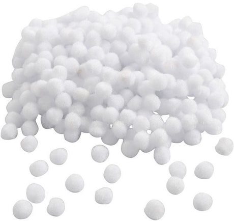Société créative https: www.ccobby.nl pompons-d-10-mm-white-450-piece-1-box