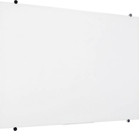 Tableau magnétique en verre Speaka professional sp-gww-001 (l x h) 1200 mm x 900 mm blanc lisse incl. plateau de rangement