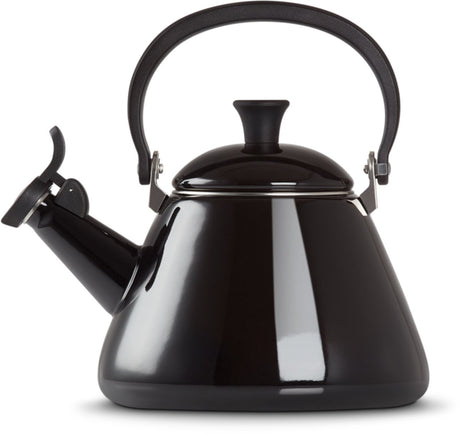 Bouilloire sifflante Le Creuset Kone - noir ébène - 1,6 litre - compatible induction -