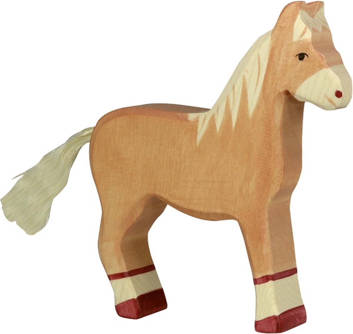 Cheval Holztiger, debout, marron clair. 14