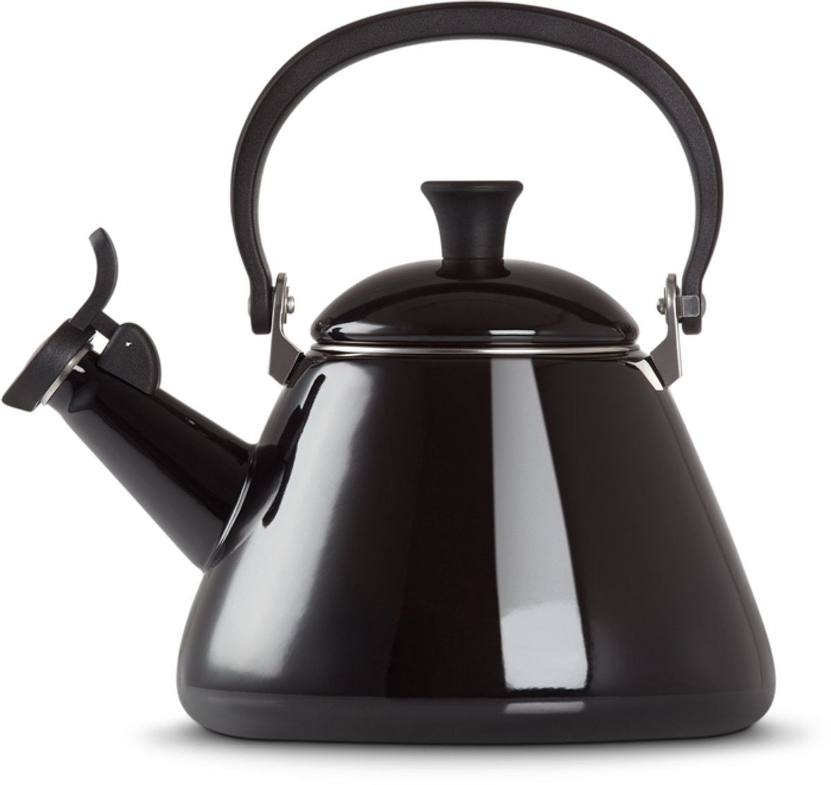 Bouilloire sifflante Le Creuset Kone - noir ébène - 1,6 litre - compatible induction -