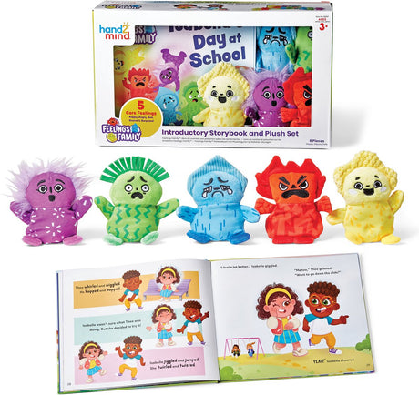 Learning resources feelings book set with cuddly toy - educational toys. - 3+