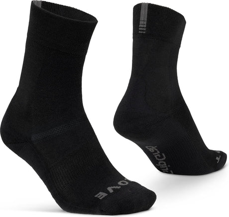 Gripgrab - chaussettes de cyclisme d'hiver thermo SL chaussettes de cyclisme isolantes - noir - unisexe - taille L