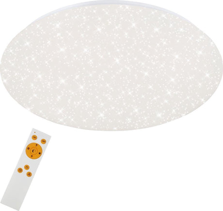 Briloner verb - plafonnier dimmable - plafonnier à décor d'étoiles - température de couleur réglable - LED - 48 W - 4000lm - ø49,5cm