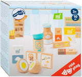 Small foot - fournitures de pâtisserie en bois pour aliments de jeu, 10 pcs.